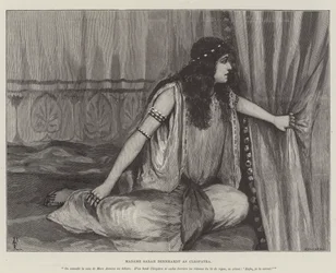 Madame Sarah Bernhardt as Cleopatra